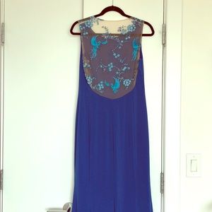 Notte by Marchesa Royal blue evening gown